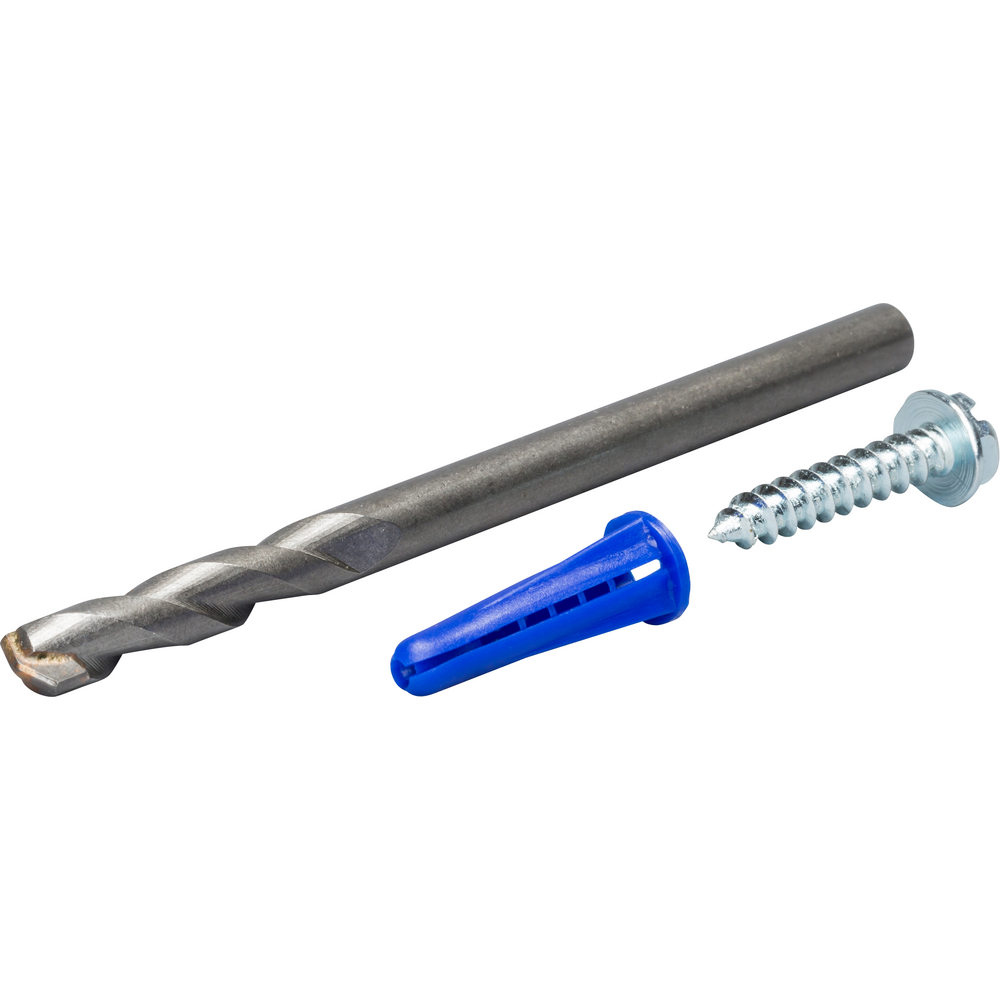 Hex Head Plastic Plug Anchor Kit | Drill Bit Included | F4P